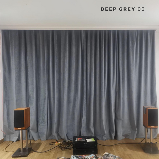 Soundproof Curtain Deep Grey