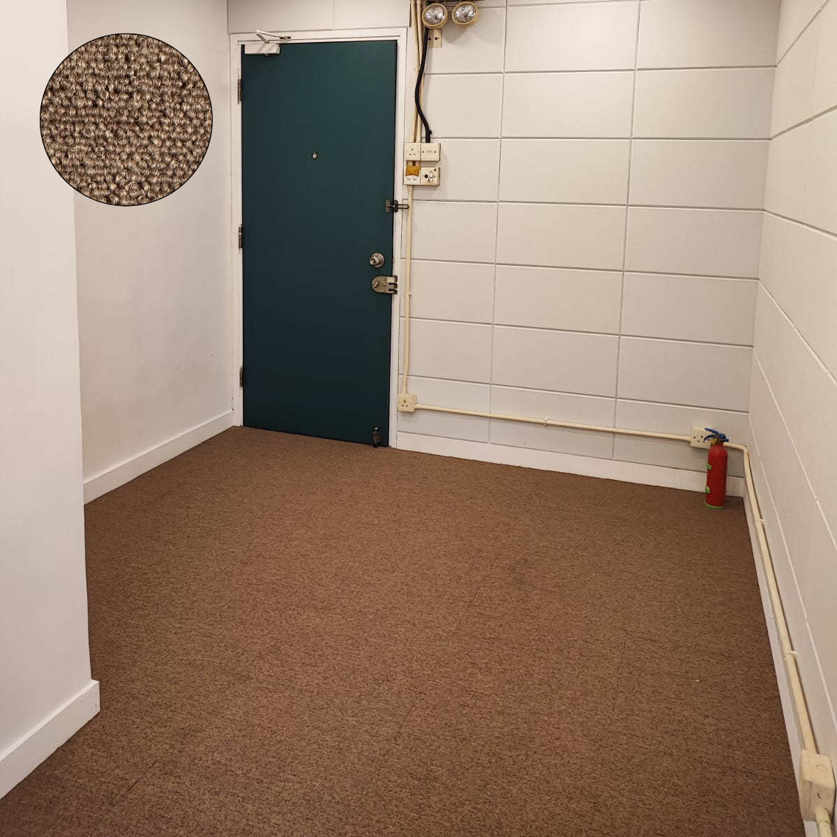 Soundproof carpet shock and sound absorbing mat