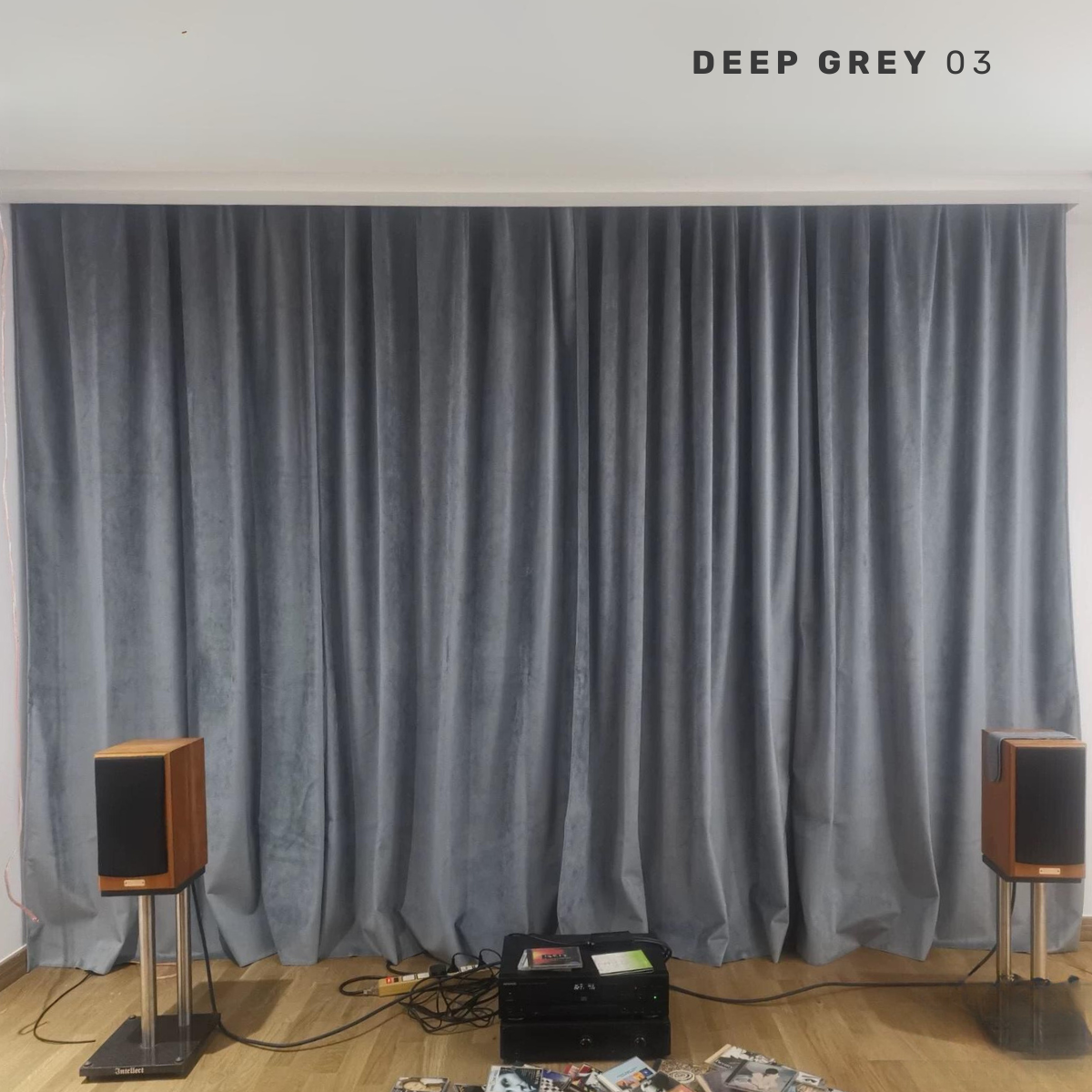 Soundproof Curtain Deep Grey