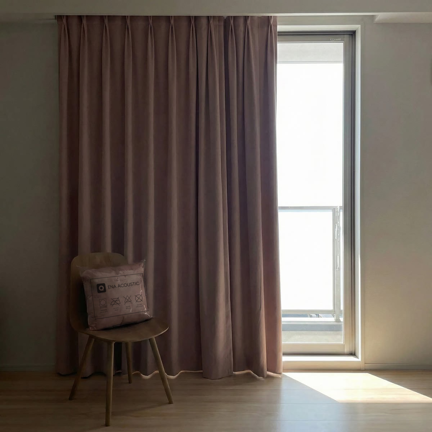 ENA Silence™ 100% Blackout Drapes | Soundproof & Thermal Velvet Curtains (SGS Certified)