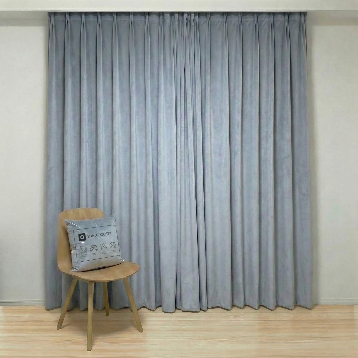 ENA Silence™ 100% Blackout Drapes | Soundproof & Thermal Velvet Curtains (SGS Certified)